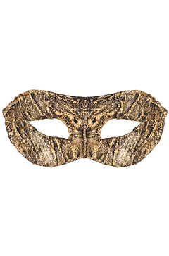 Textured Half Mask (Gold)