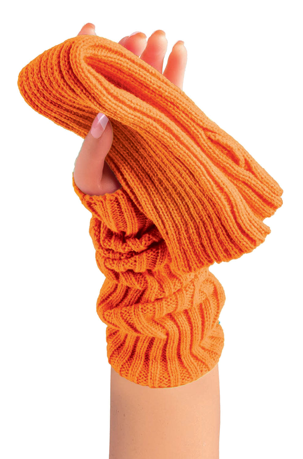 80's Arm Warmers (Neon Orange)
