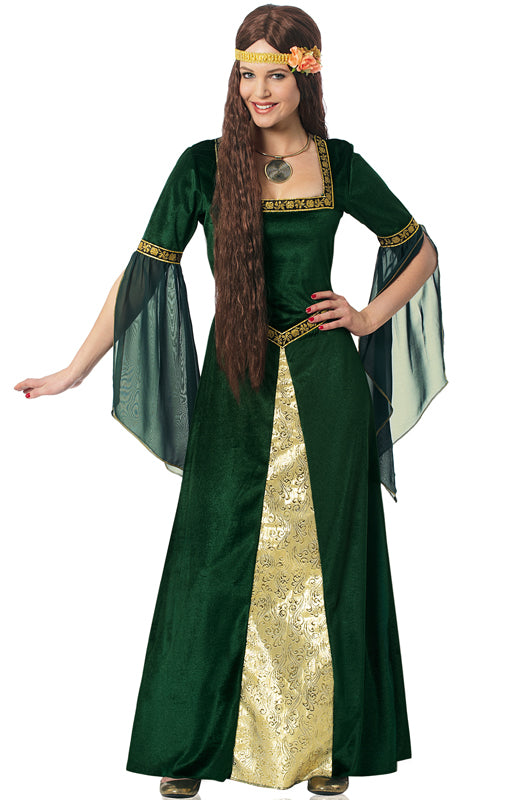 Emerald Renaissance Lady Adult Costume