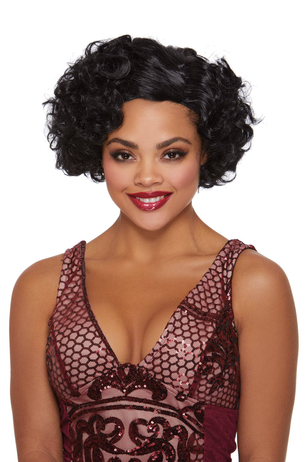 Flapper Wig (Black)