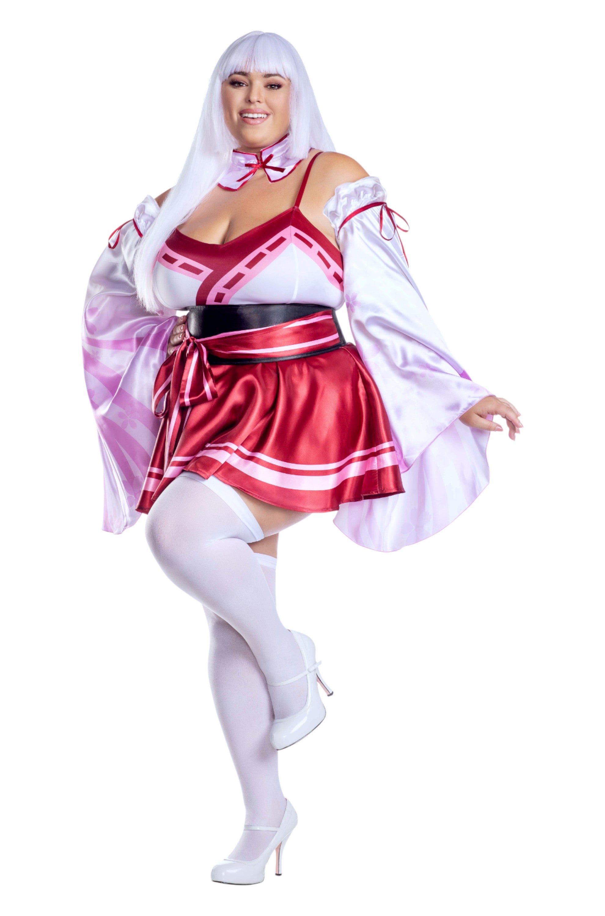 Sakura Shrine Maiden Plus Size Costume