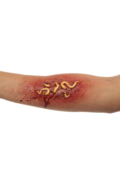 Creepy Worms Prosthetic