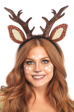 Fawn Ear Antler Headband