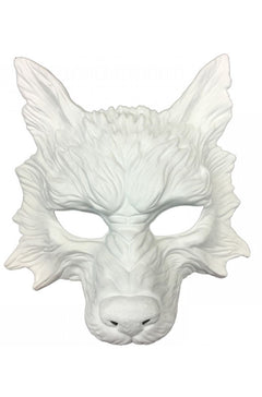Snow Wolf Half Mask