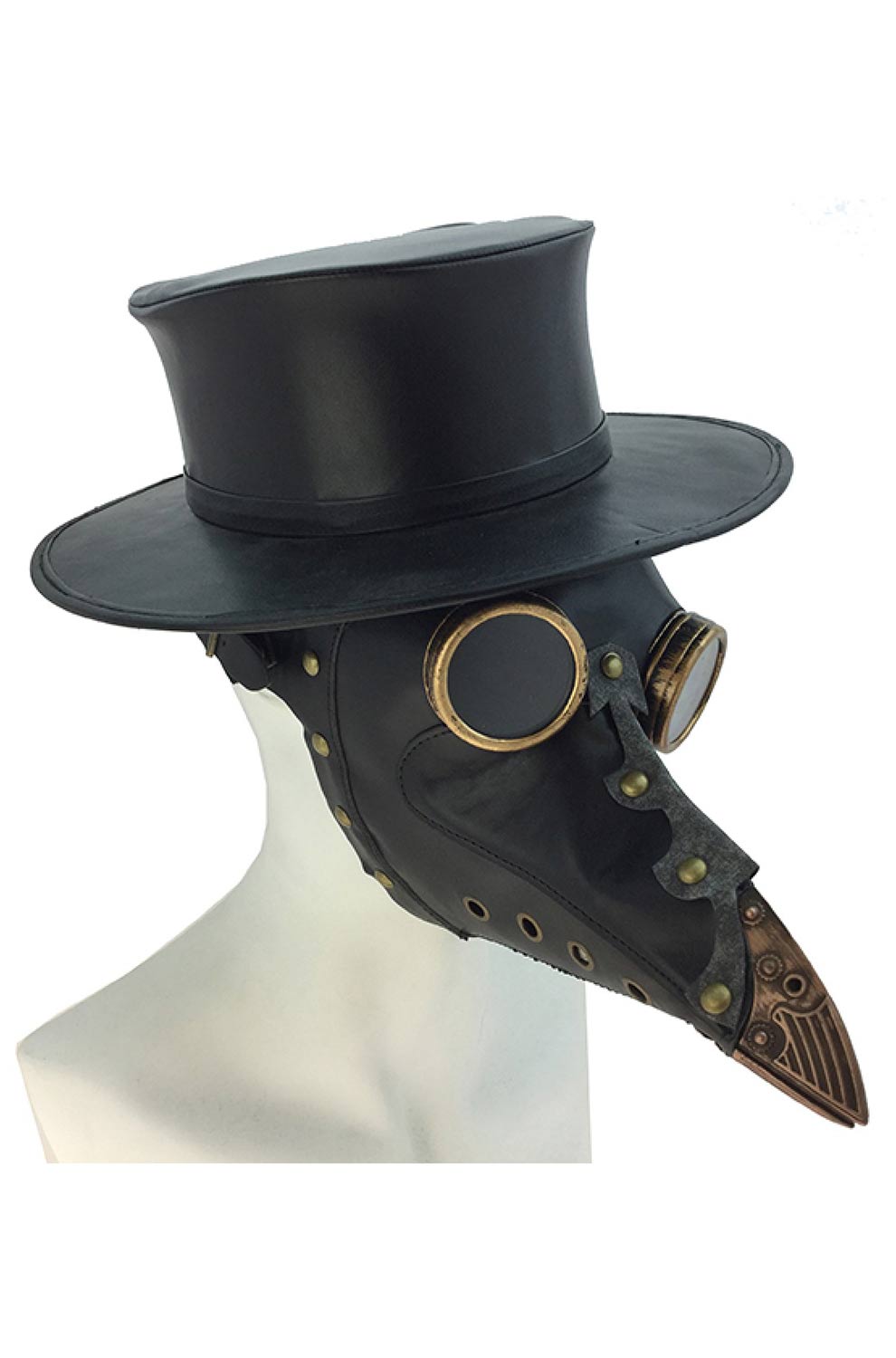 Midnight Avian Plague Doctor Mask