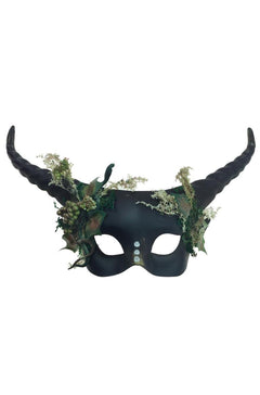 Mystical Dark Fae Half Mask
