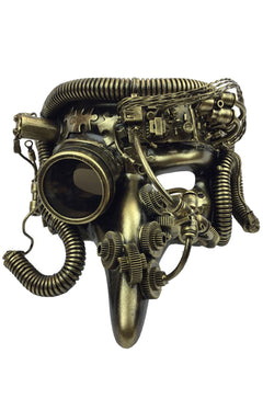 Steampunk Pantalone Mask (Gold)