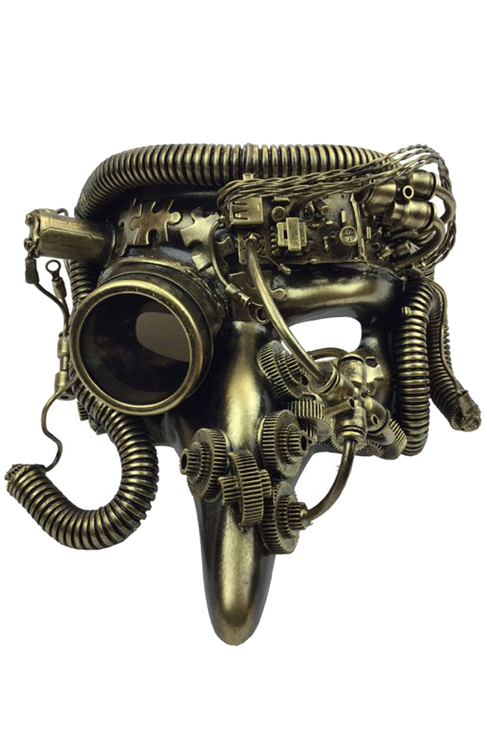 Steampunk Pantalone Mask (Gold)