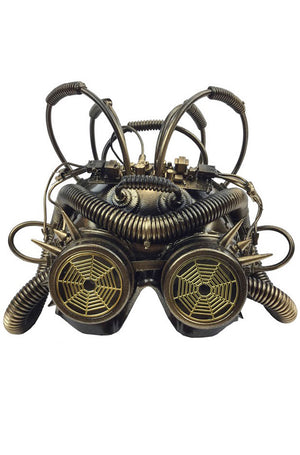 Steam Powered Helmet Mask (Gold)
