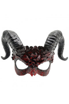 Scarlet Destruction Half Mask