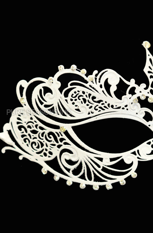 Empress Divine Venetian Mask (White)