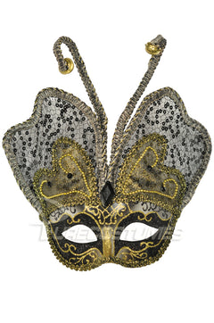 Venetian Butterfly Mask (Gold)