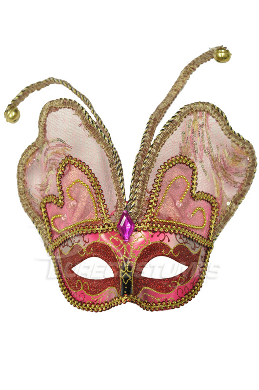 Venetian Butterfly Mask (Red)