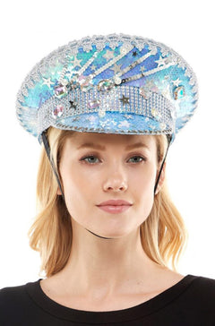 Silver Starlight Breton Hat