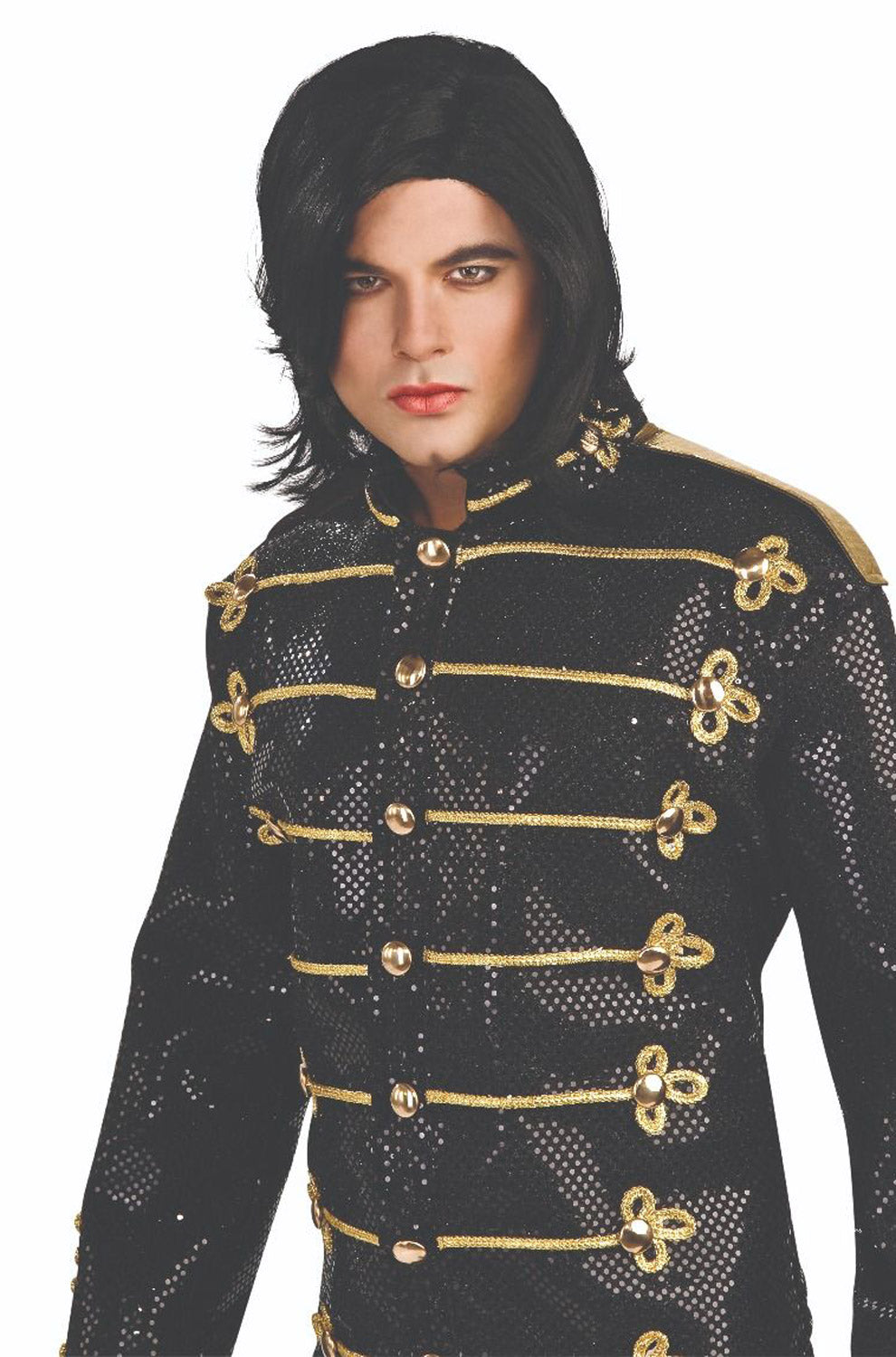 Michael Jackson Straight Adult Costume Wig