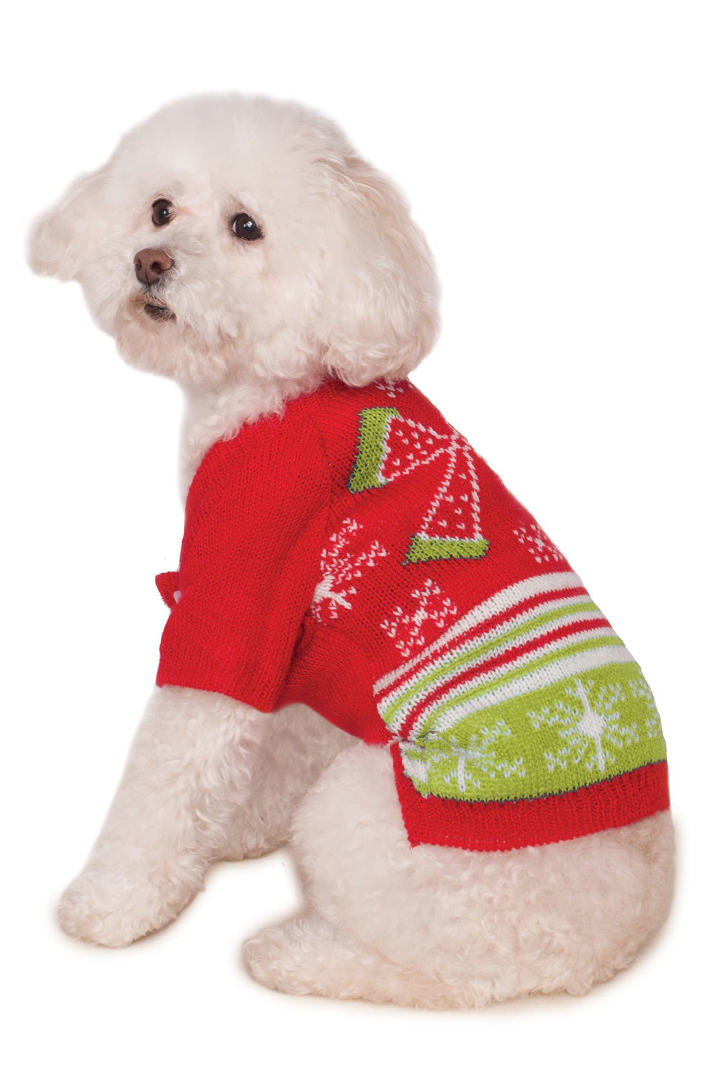 Ugly Sweater With Bow Pet Costume