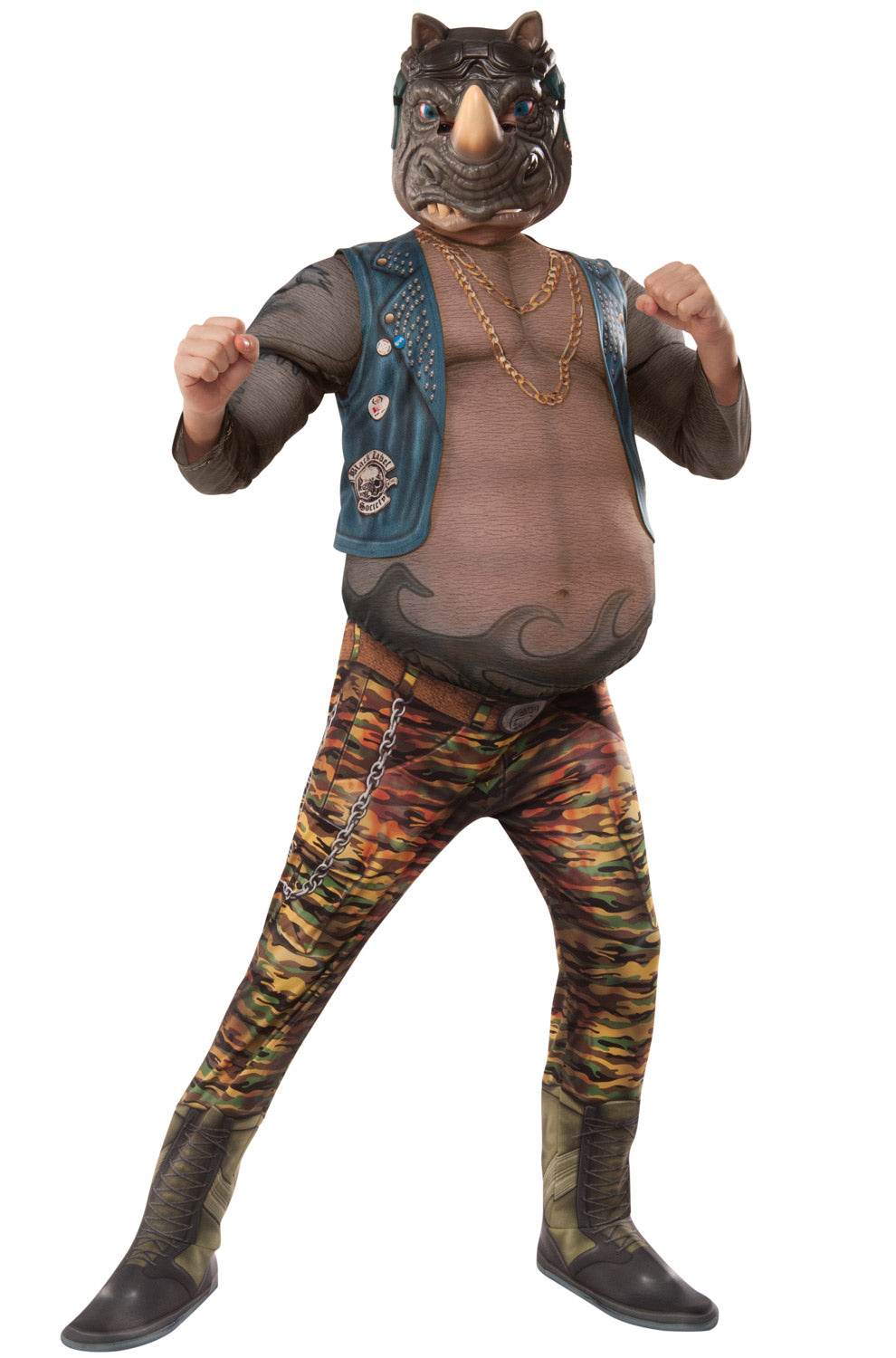 TMNT 2 Deluxe Rocksteady Child Costume