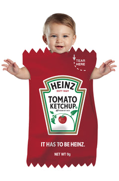Red Heinz Ketchup Packet Bunting Infant Costume
