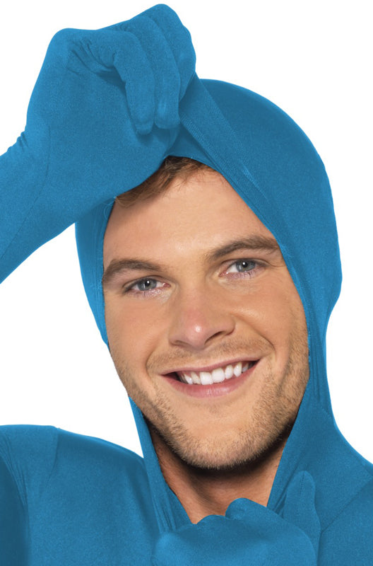Second Skin Suit Adult Costume (Blue)