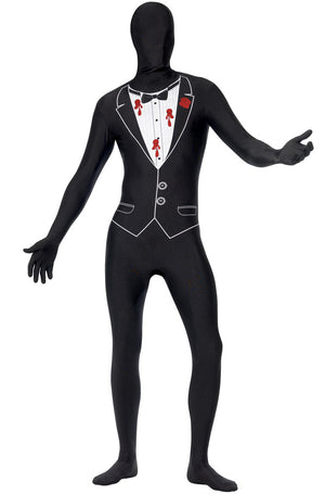 Shot Gangster Second Skin Adult Costume