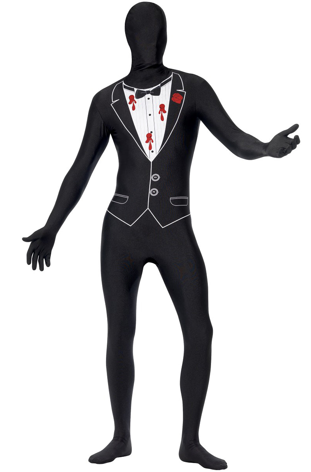 Shot Gangster Second Skin Adult Costume
