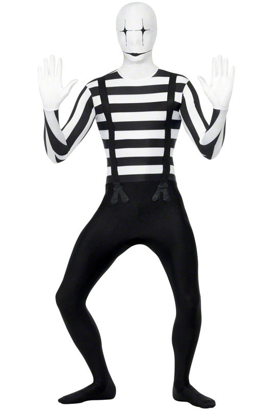 Mime Second Skin Adult Costume