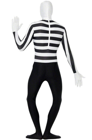 Mime Second Skin Adult Costume