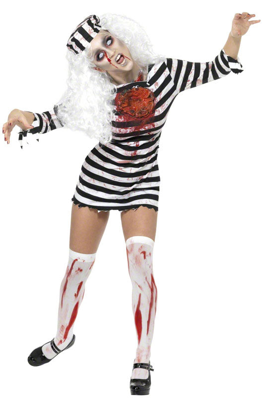 Zombie Convict Dress Adult Costume