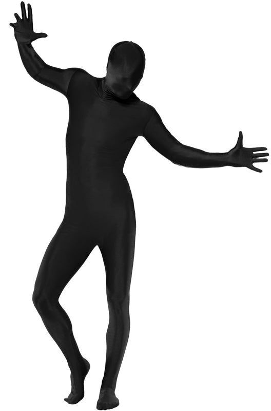 Second Skin Suit Adult Costume (Black)