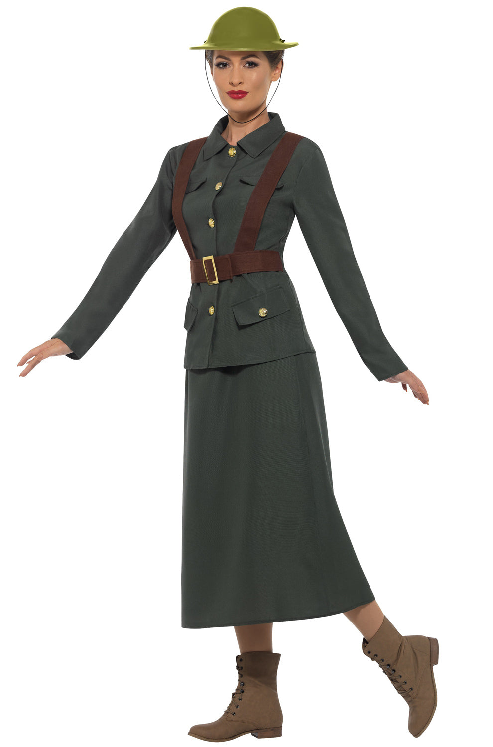 WW2 Army Warden Lady Adult Costume