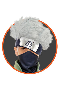Kakashi Child Headband with Hair