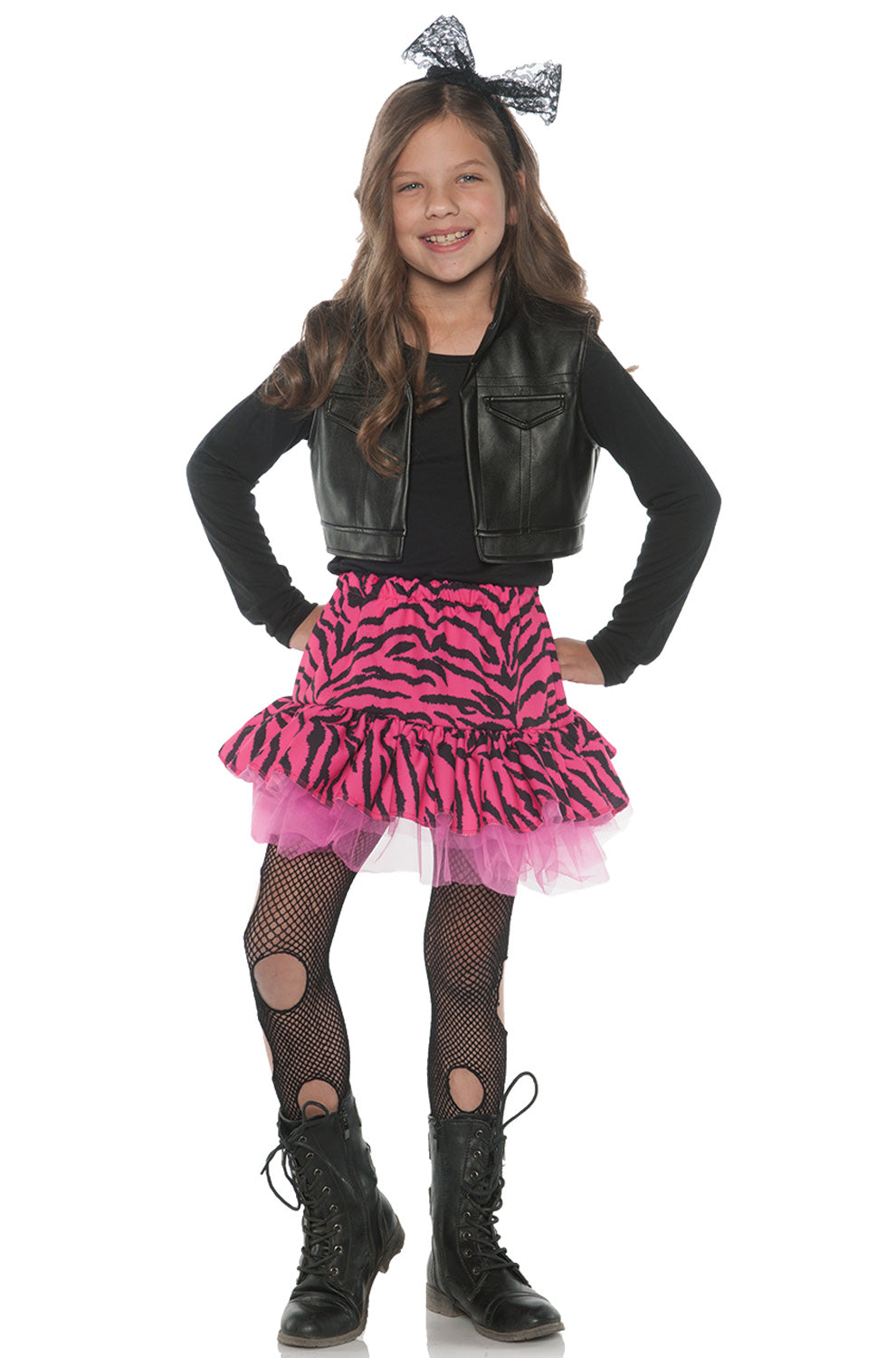 80'S Zebra Rocker Child Costume
